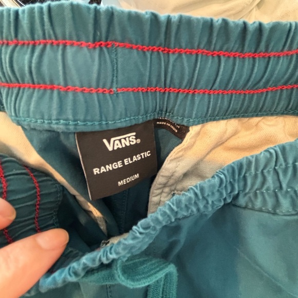 Vans Teal Elastic Waist Shorts - Picture 4 of 6